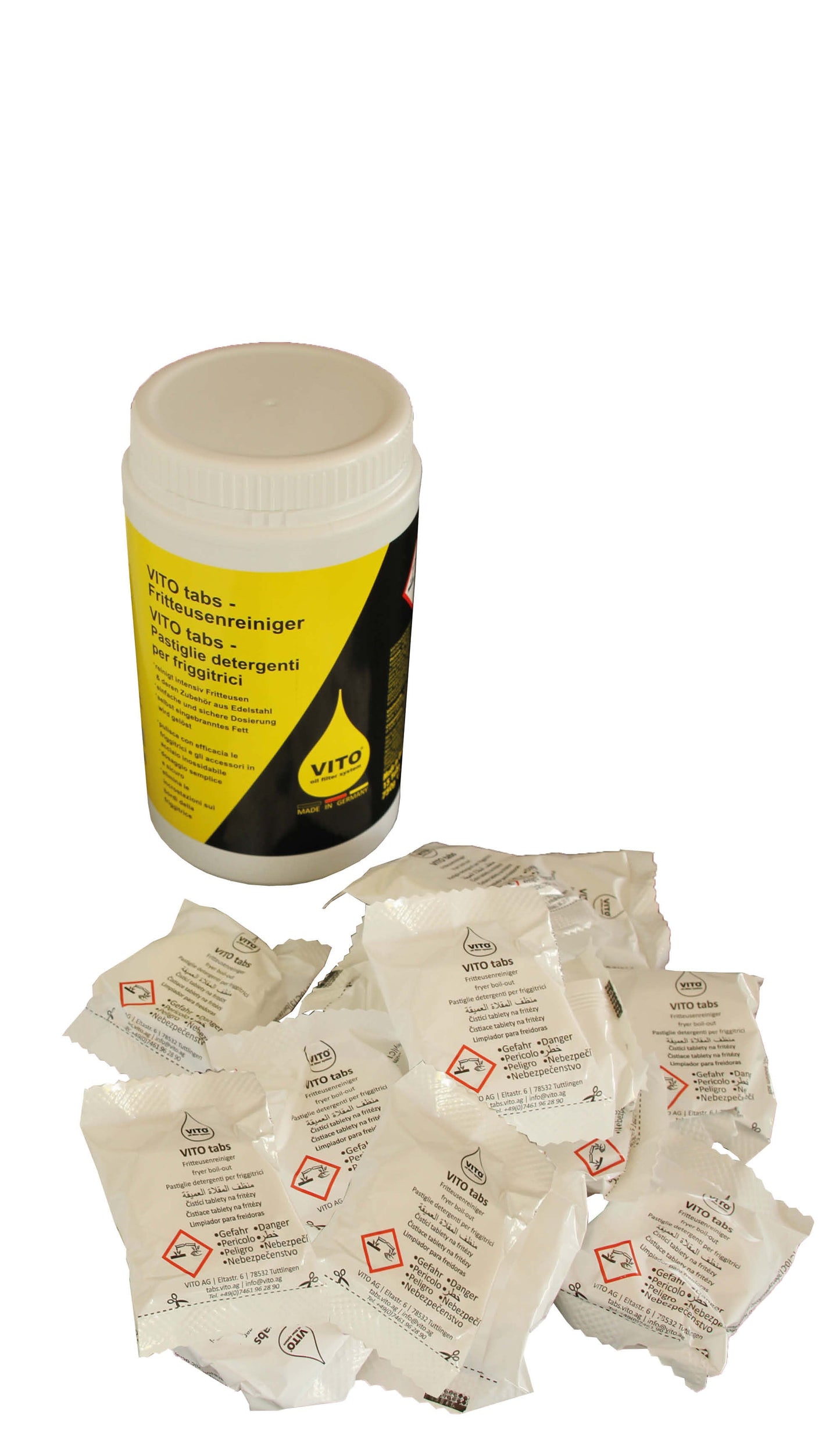 VITO tabs Fritteusenreiniger - 15 x 50g