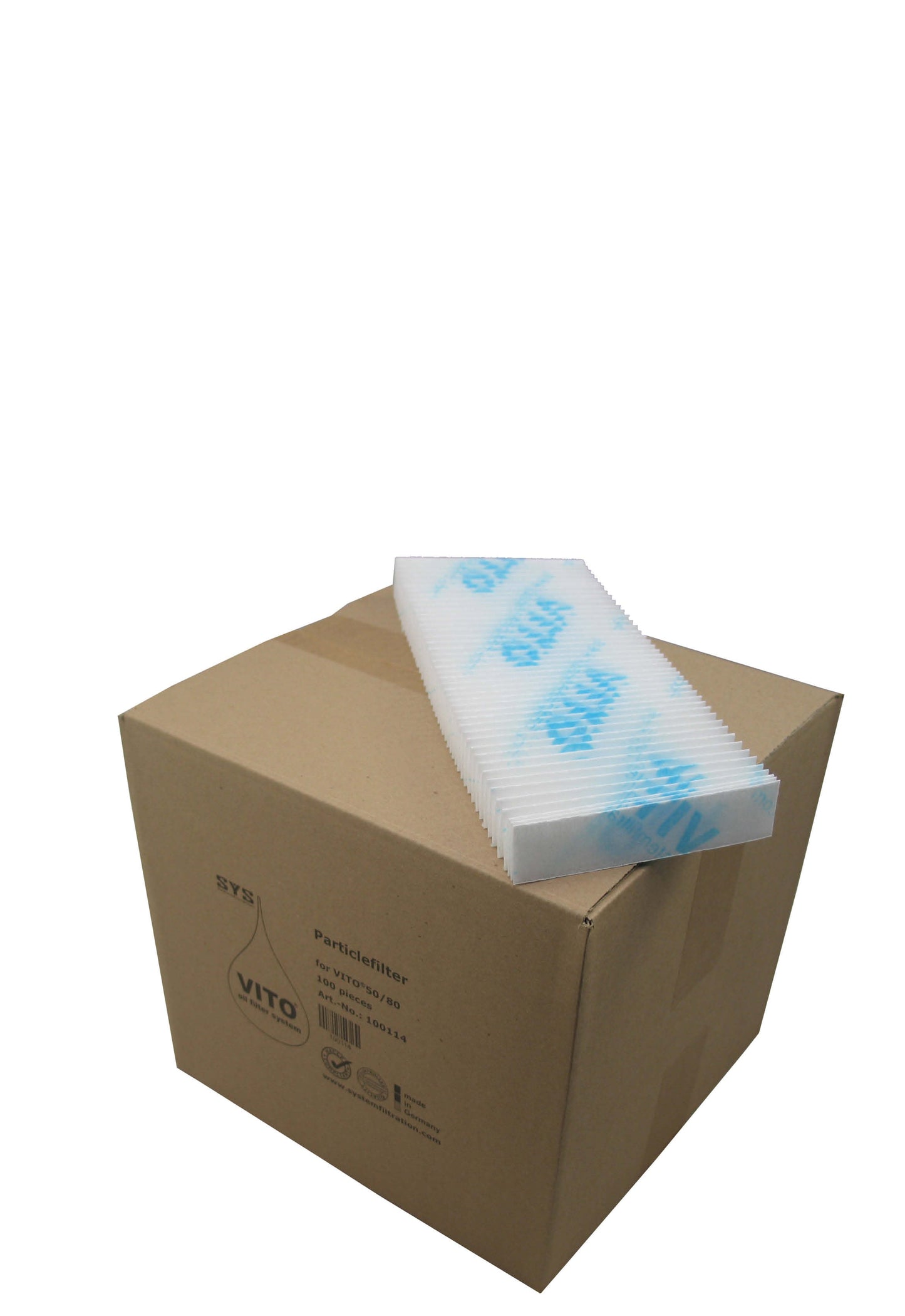 Partikelfilter VITO 50/80/VL - 100 Stk.