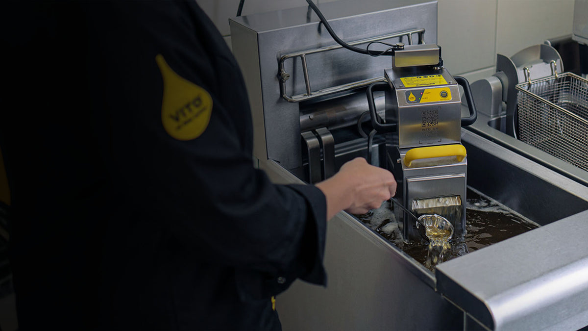 Fettreinigungsgerät Vito 80/VL für alle Fritteusen bei mehr als 20 Liter Fettreinigungsgerät Vito 80/VL für alle Fritteusen bei mehr als 20 Liter